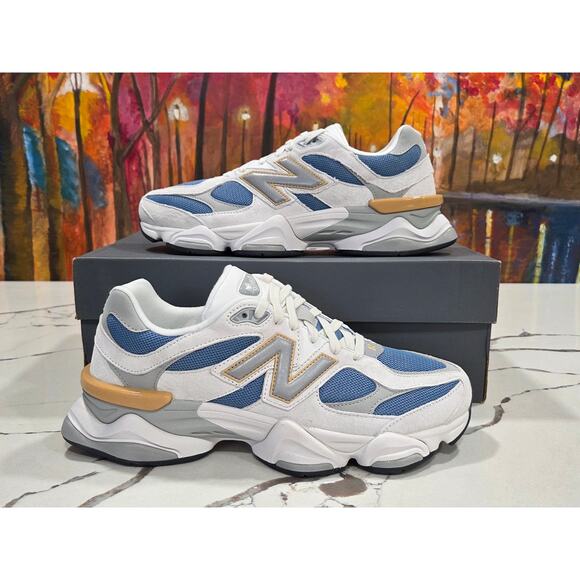 New Balance 9060 Heron Blue Gray Size 11.5 Men\'s Running Shoes U9060FM main image 4